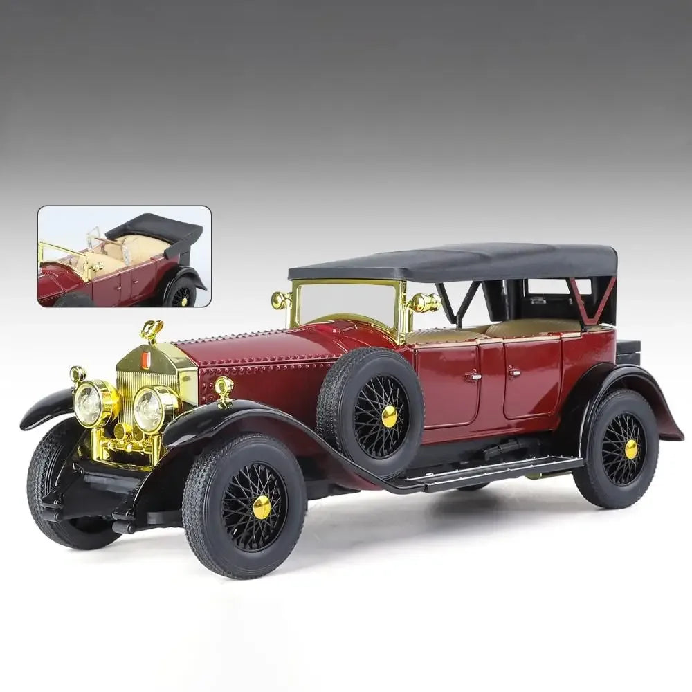 Diecast Car Rolls Royce Phantom I 1925 Pull Back For Collectors - ToylandEU