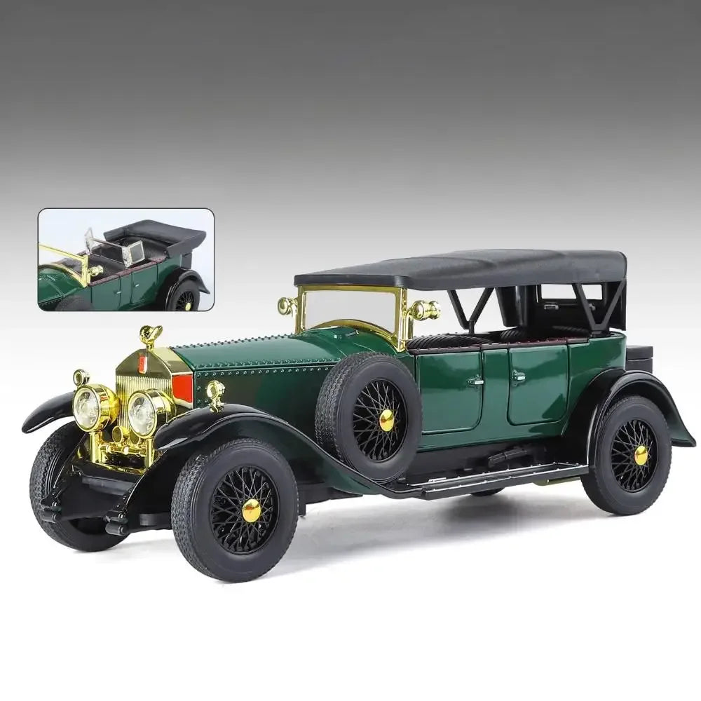 Diecast Car Rolls Royce Phantom I 1925 Pull Back For Collectors - ToylandEU