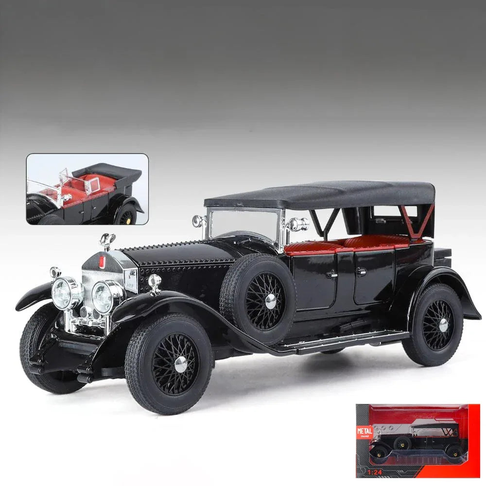 Diecast Car Rolls Royce Phantom I 1925 Pull Back For Collectors - ToylandEU