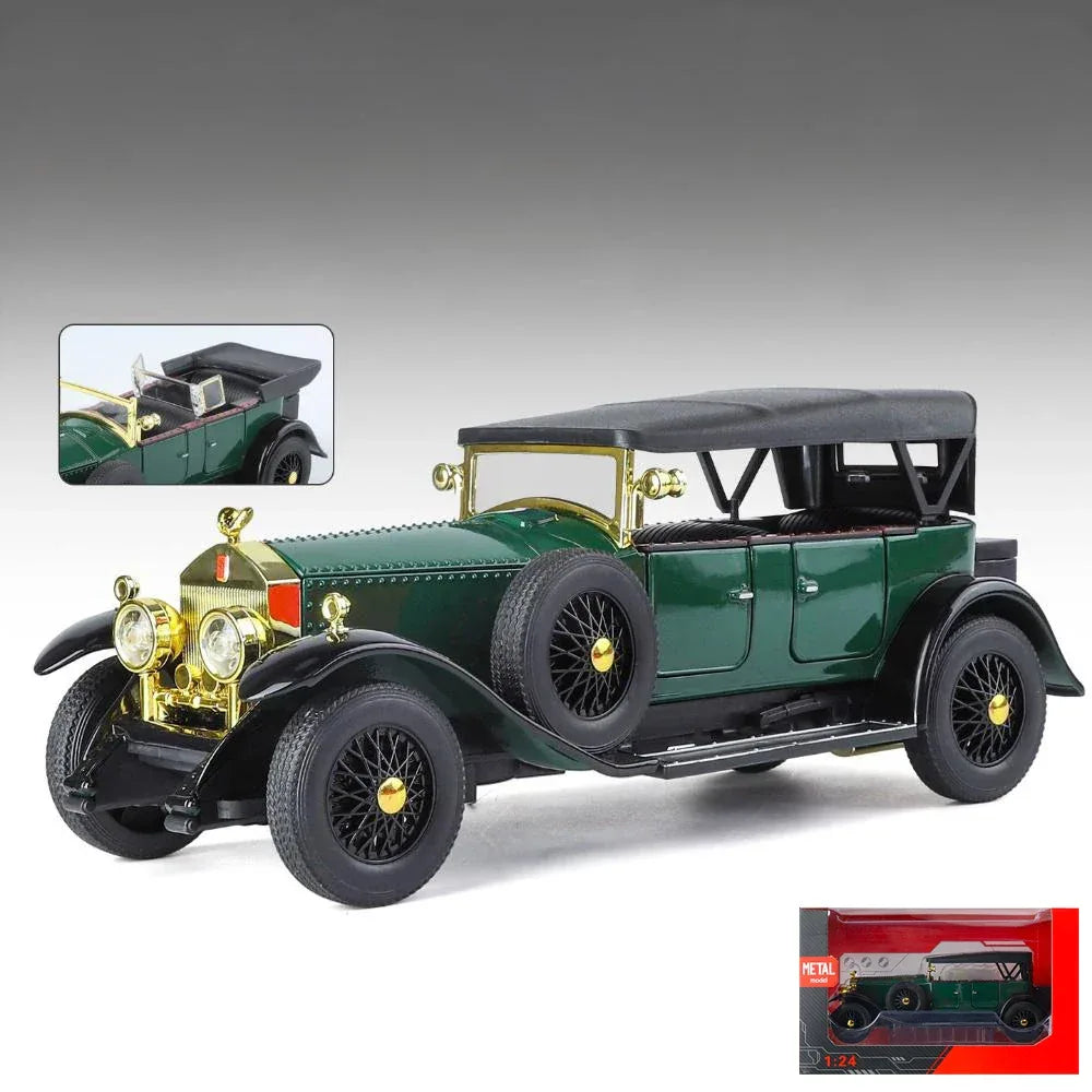 Diecast Car Rolls Royce Phantom I 1925 Pull Back For Collectors - ToylandEU