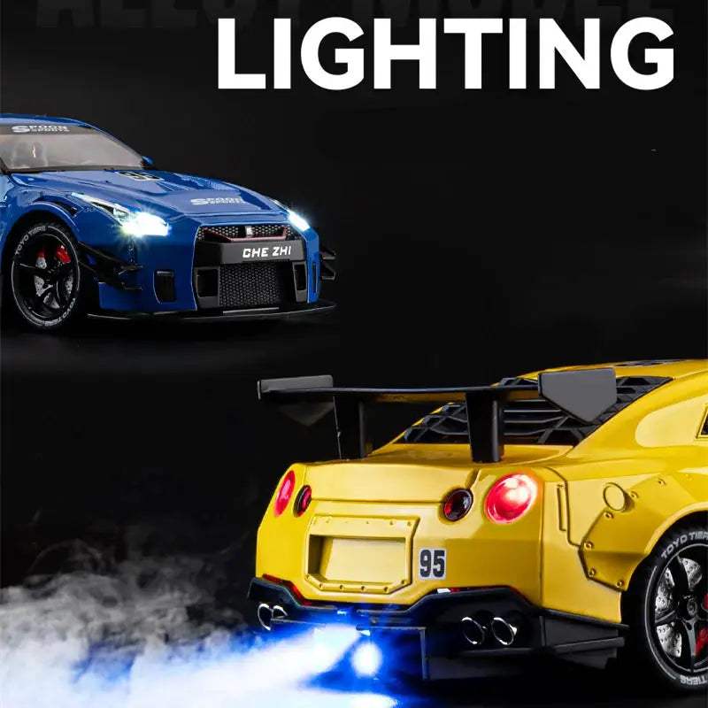  Diecast Car Silvia GTR R35 With Sound And Lights -  ToylandEU™