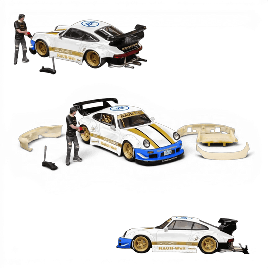  Star Model Porsche RWB 930 GT Wing NFS White Livery 1:64 -  ToylandEU™