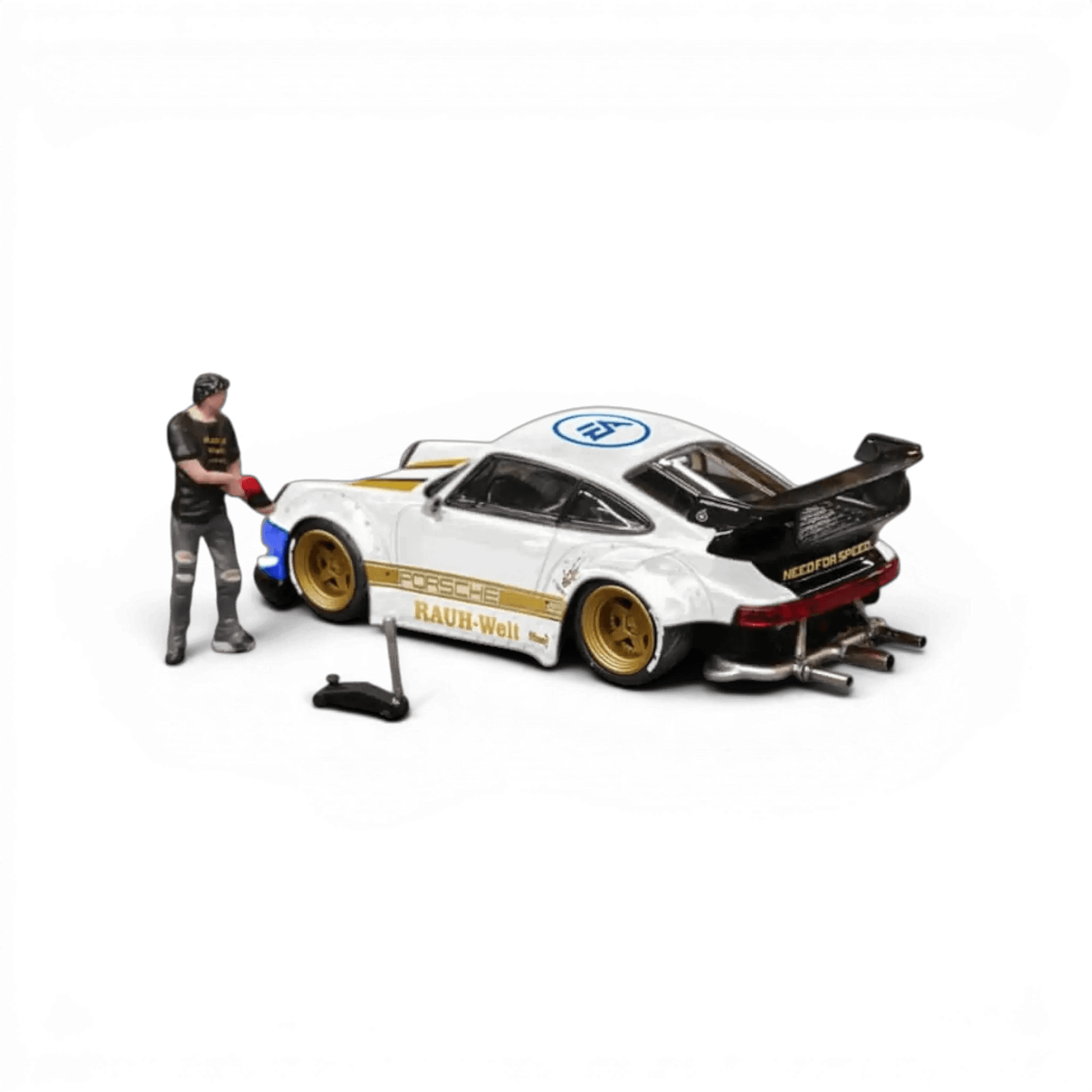 Star Model Porsche RWB 930 GT Wing NFS White Livery 1:64 -  ToylandEU™