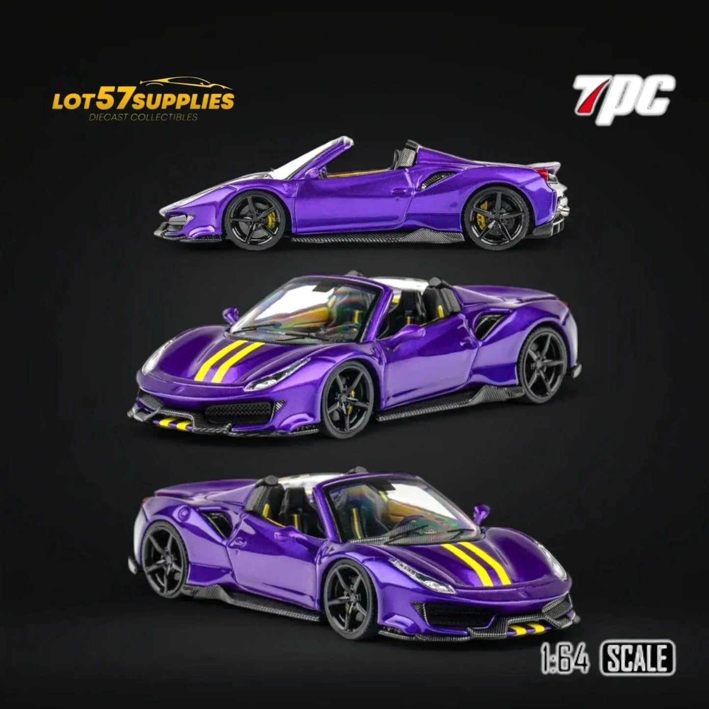  TPC Novitec 488 Roadster Deep Purple 1:64 -  ToylandEU™