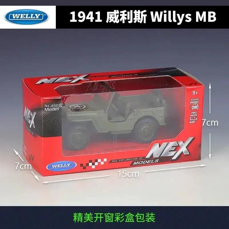  Welly 1 36 Diecast Car Jeep Willys MB High Detail -  ToylandEU™