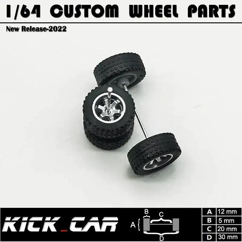  Diecast Car Wheels Rubber Tires Off Road Trucks Pro -  ToylandEU™