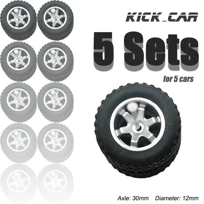  Diecast Car Wheels Rubber Tires Off Road Trucks Pro -  ToylandEU™