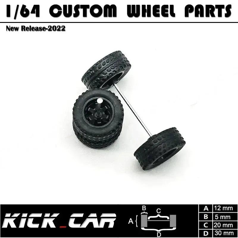  Diecast Car Wheels Rubber Tires Off Road Trucks Pro -  ToylandEU™