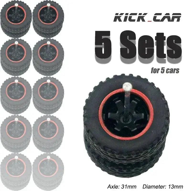  Diecast Car Wheels Rubber Tires Off Road Trucks Pro -  ToylandEU™