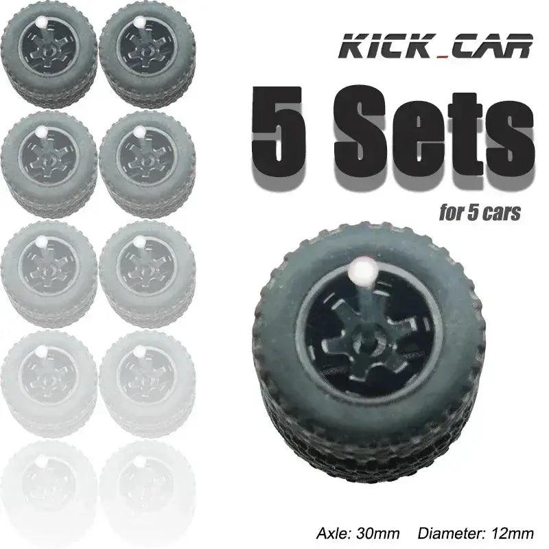  Diecast Car Wheels Rubber Tires Off Road Trucks Pro -  ToylandEU™