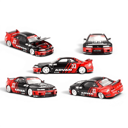  Mini-GT x KAIDO Nissan Skyline GT-R R33 Kaido Works ADVAN 1:64 -  ToylandEU™