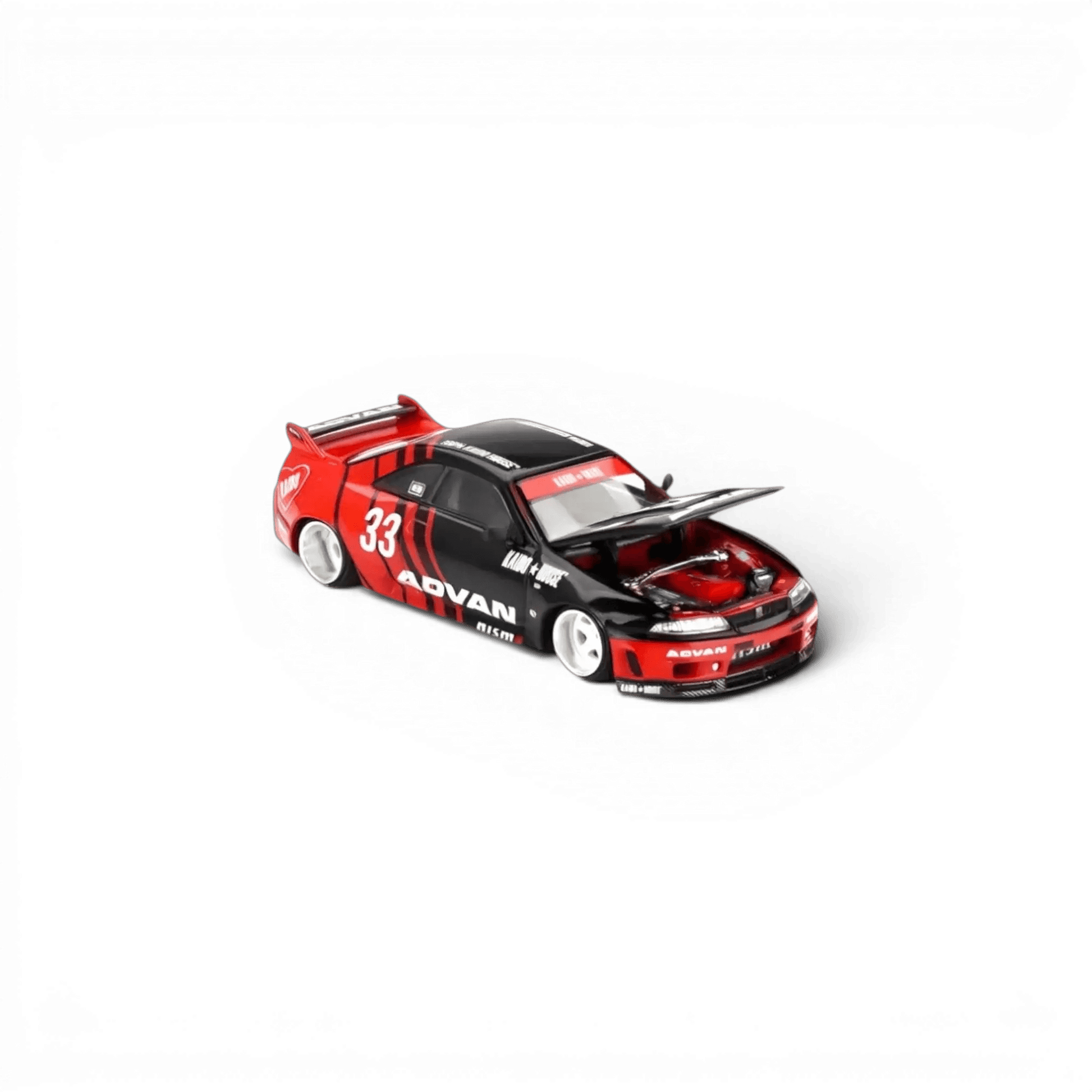 Mini-GT x KAIDO Nissan Skyline GT-R R33 Kaido Works ADVAN 1:64 -  ToylandEU™