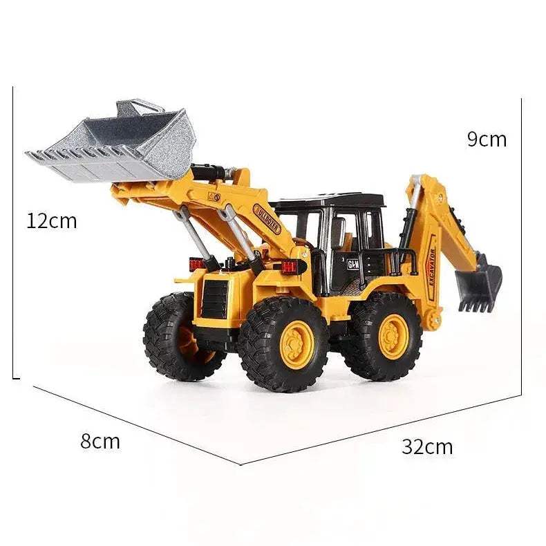  Diecast Construction Vehicle Set For Kids Durable -  ToylandEU™