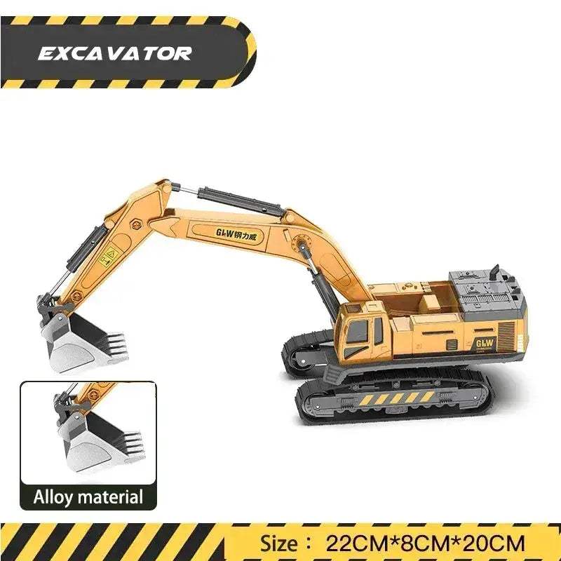  Diecast Construction Vehicle Set For Kids Durable -  ToylandEU™