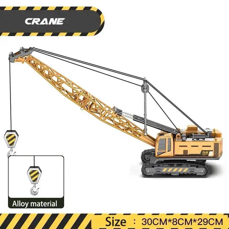 Diecast Construction Vehicle Set Toy For Kids Educational - ToylandEU