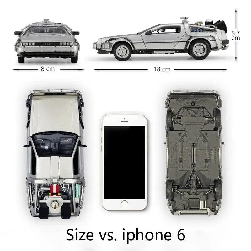  Diecast DeLorean 1 24 Scale Model Car Premium Detail -  ToylandEU™
