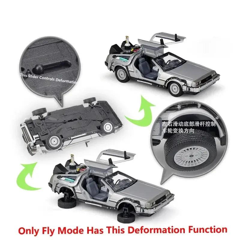  Diecast DeLorean 1 24 Scale Model Car Premium Detail -  ToylandEU™