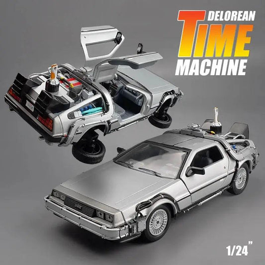  Diecast DeLorean DMC12 1 24 Scale Time Machine Replica -  ToylandEU™