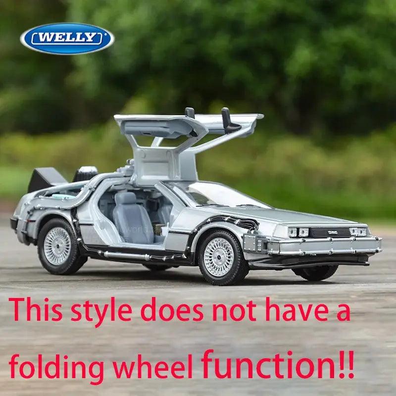 Diecast DeLorean DMC12 1 24 Scale Time Machine Replica -  ToylandEU™
