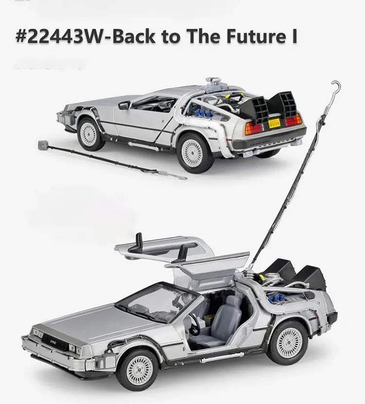 Diecast DeLorean DMC12 Model Car One Twenty Four Time Machine - ToylandEU