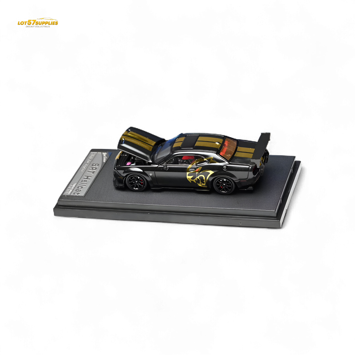 Diecast Dodge Challenger | 1:64 Scale Matte Black | Toylandeu™