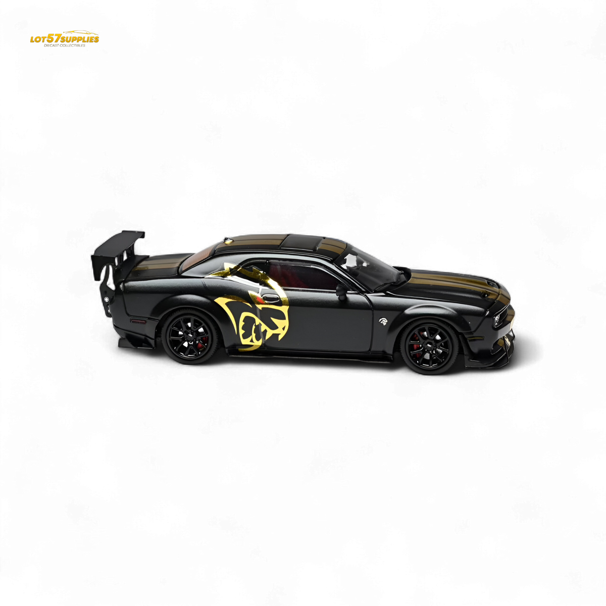 Diecast Dodge Challenger | 1:64 Scale Matte Black | Toylandeu™