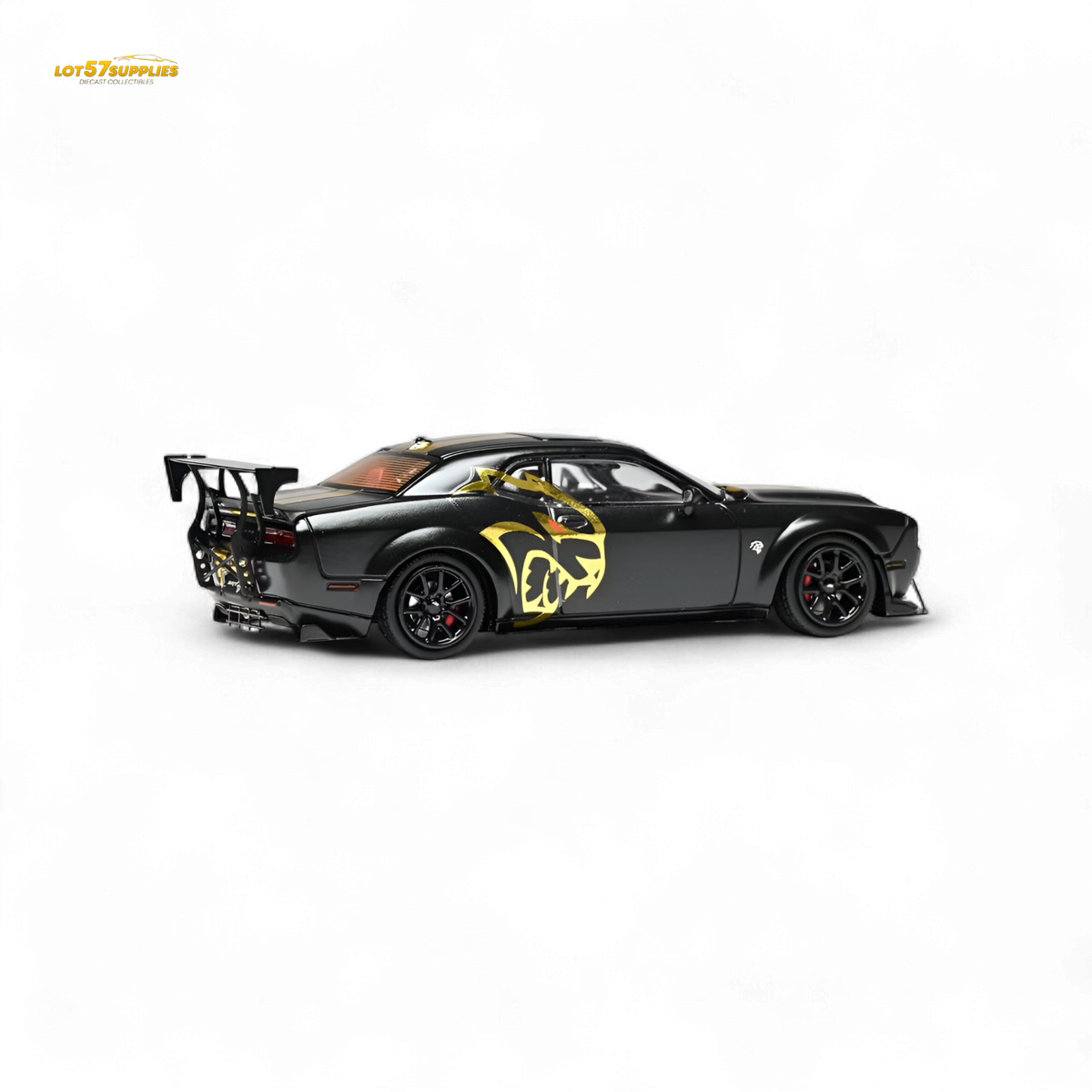 Diecast Dodge Challenger | 1:64 Scale Matte Black | Toylandeu™
