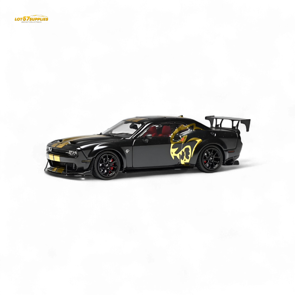 Diecast Dodge Challenger | 1:64 Scale Matte Black | Toylandeu™
