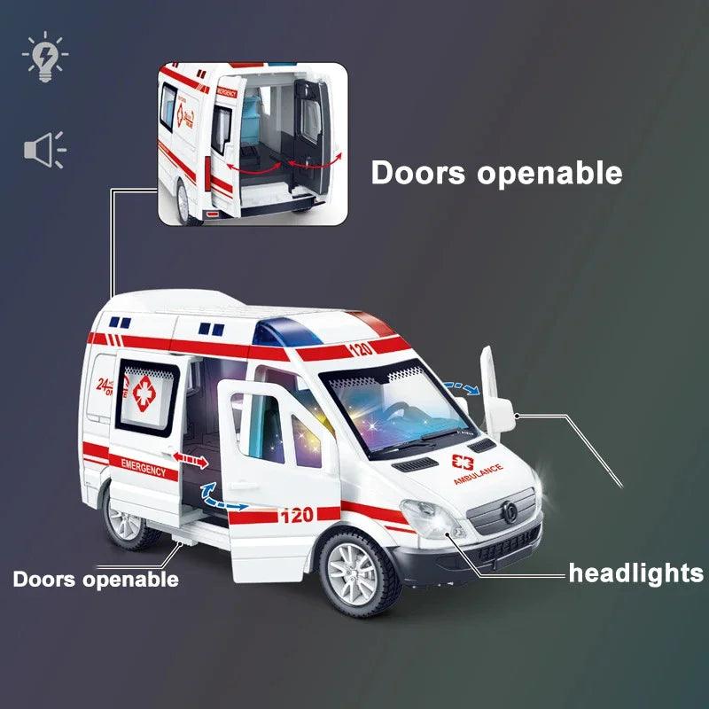 Diecast Emergency Vehicles | Sound & Light | Toylandeu™