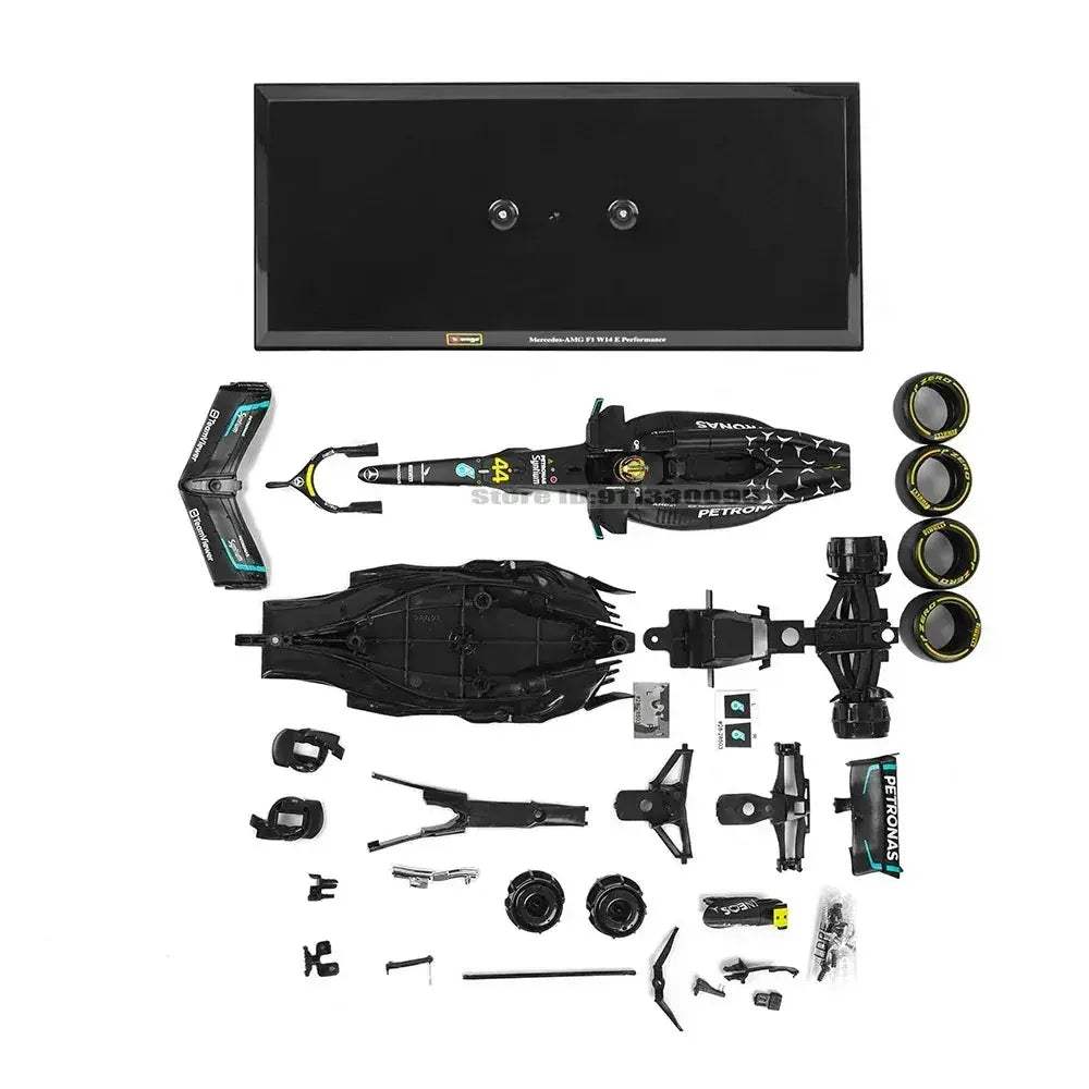 Diecast F1 Car Model Mercedes Alloy W14 DIY Assembly - ToylandEU