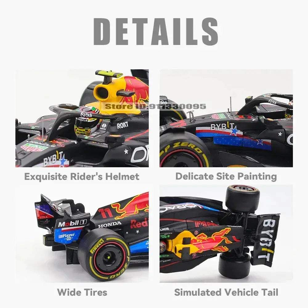 Diecast F1 RB19 Red Bull Car Model For Display - ToylandEU