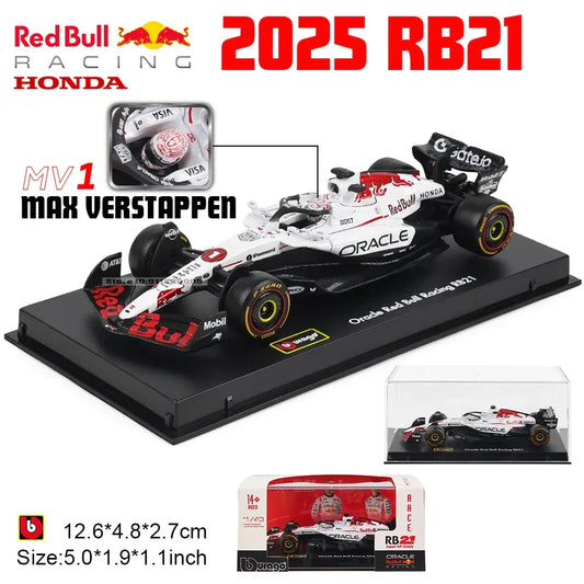 Diecast F1 RB21 Red Bull Racing Model Car Collectible - ToylandEU