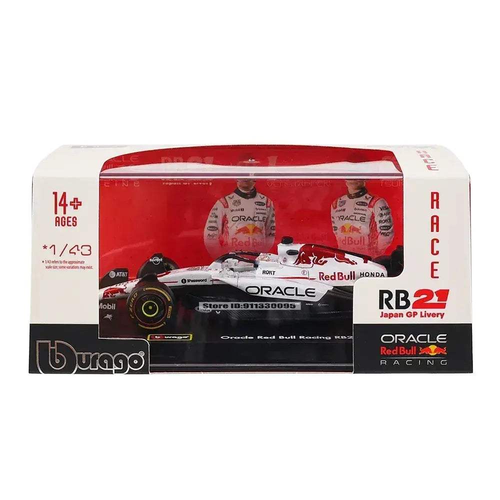 Diecast F1 RB21 Red Bull Racing Model Car Collectible - ToylandEU