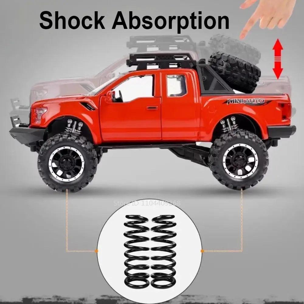  Diecast F150 Off Road Truck Pull Back With Lights -  ToylandEU™