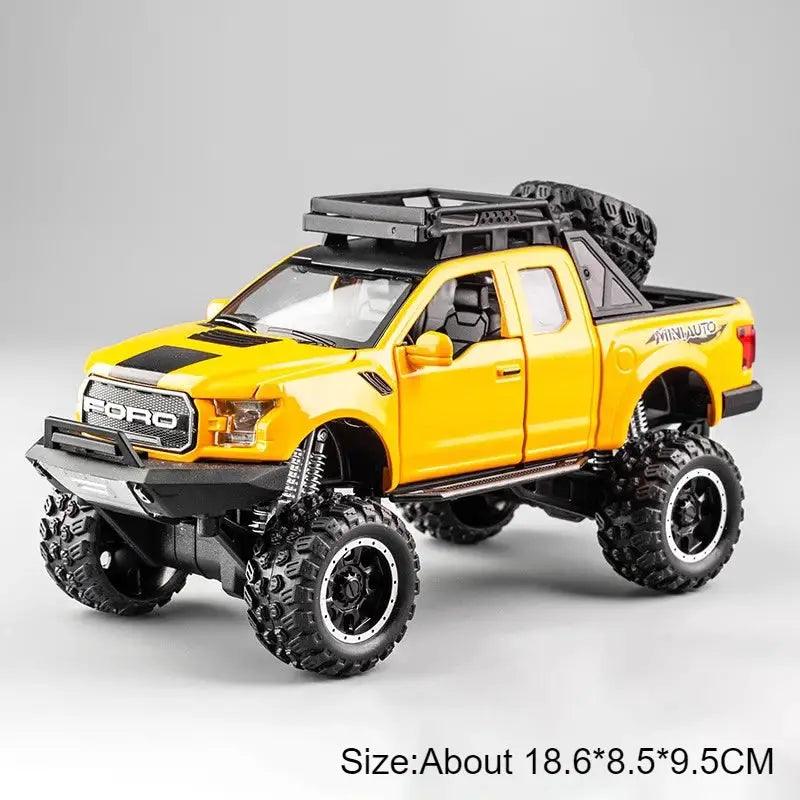  Diecast F150 Off Road Truck Pull Back With Lights -  ToylandEU™