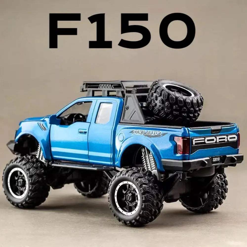  Diecast F150 Off Road Truck Pull Back With Lights -  ToylandEU™