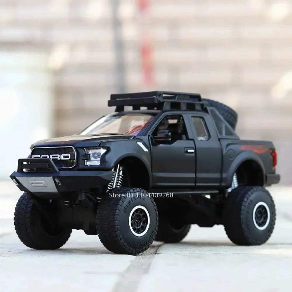  Diecast F150 Off Road Truck Pull Back With Lights -  ToylandEU™
