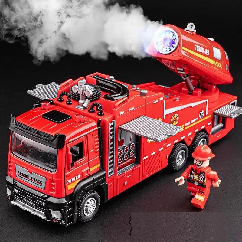  Diecast Fire Truck Toy With Lights And Water Spray -  ToylandEU™