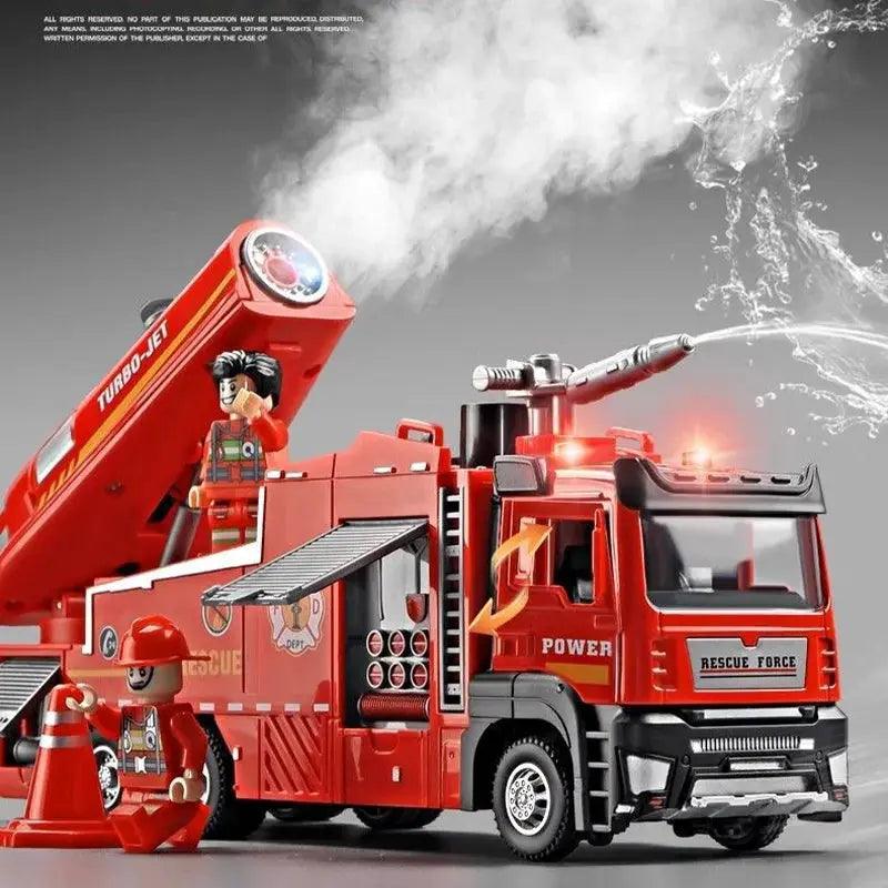  Diecast Fire Truck Toy With Lights And Water Spray -  ToylandEU™