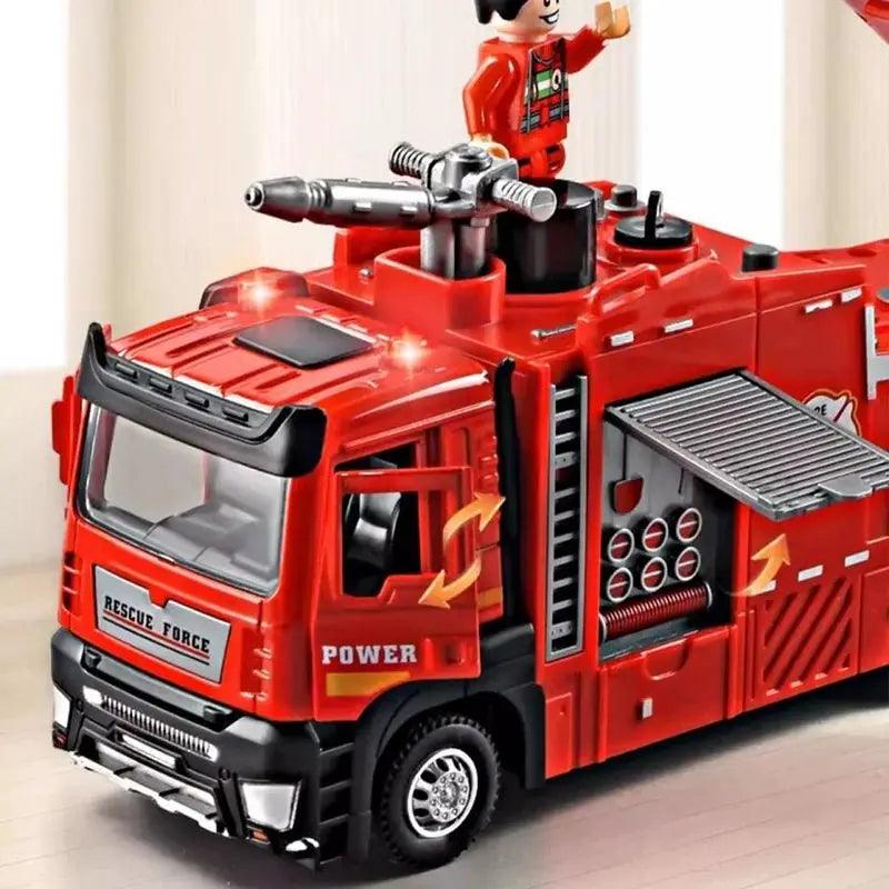  Diecast Fire Truck Toy With Lights And Water Spray -  ToylandEU™