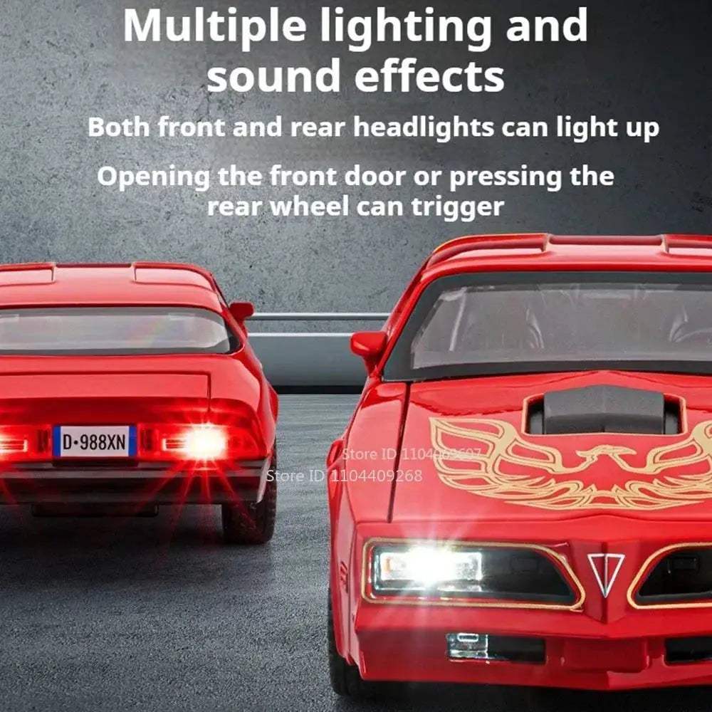 Diecast Firebird Viper Car Pull Back Toy With Doors Open - ToylandEU