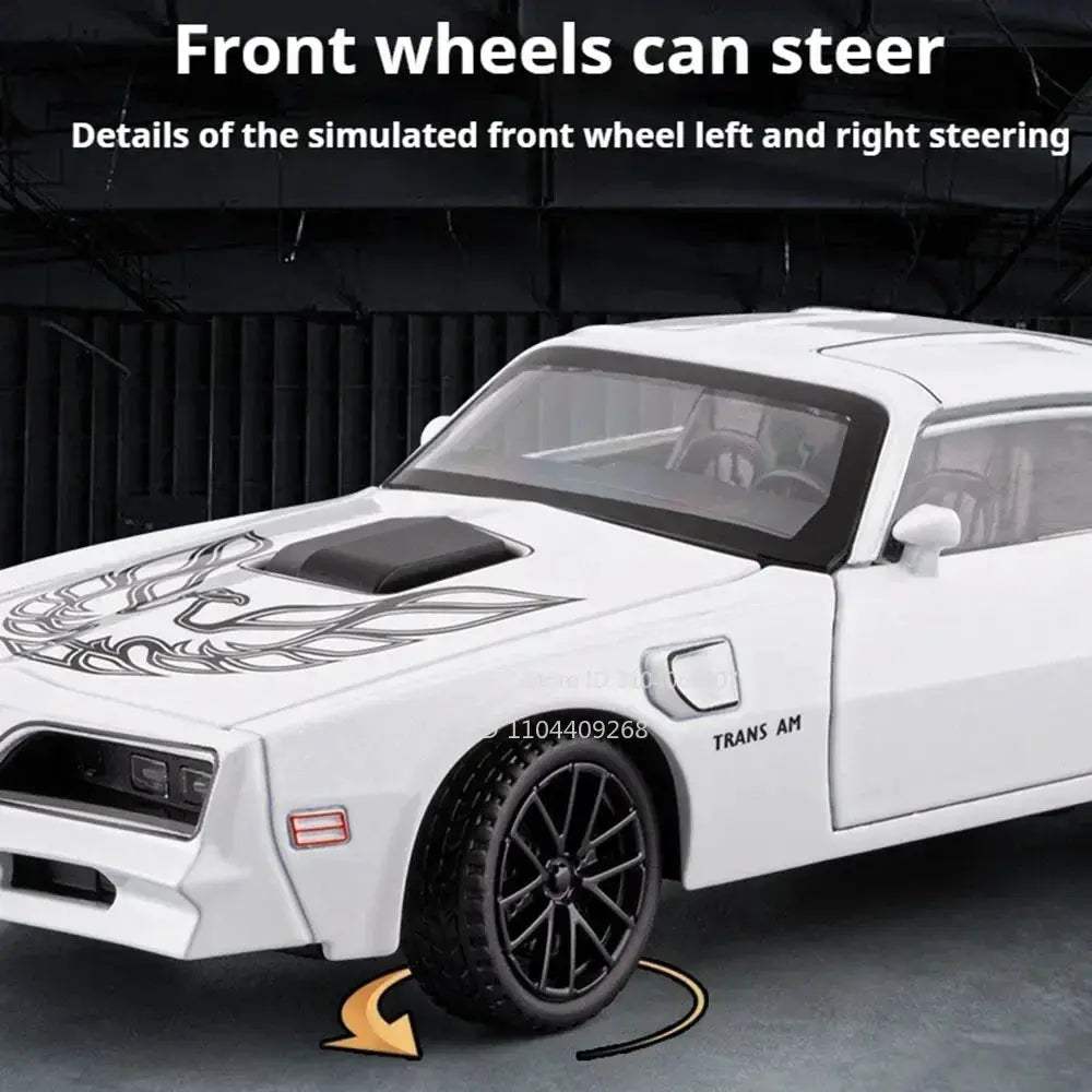 Diecast Firebird Viper Car Pull Back Toy With Doors Open - ToylandEU