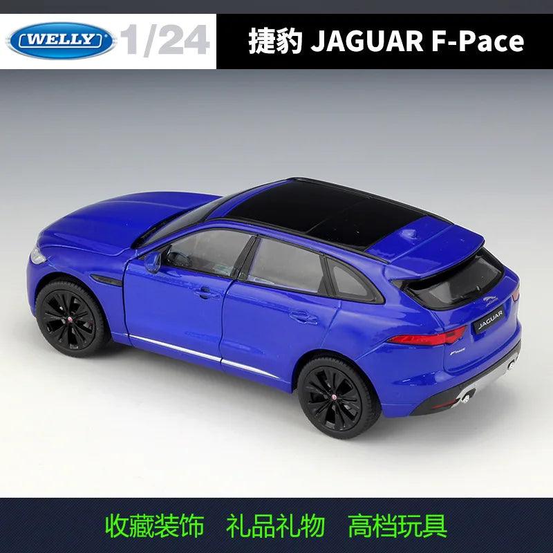  Diecast Jaguar F-Pace | 1:24 WELLY Alloy | Toylandeu™ 