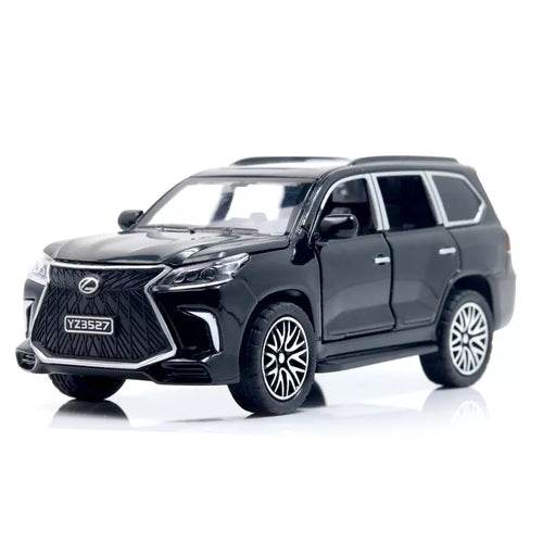 Diecast LX570 Toy Car 1/36 Scale – Openable Doors & Pull-Back Fun - ToylandEU