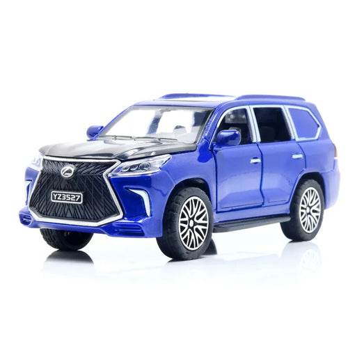 Diecast LX570 Toy Car 1/36 Scale – Openable Doors & Pull-Back Fun - ToylandEU