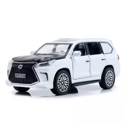 Diecast LX570 Toy Car 1/36 Scale – Openable Doors & Pull-Back Fun - ToylandEU