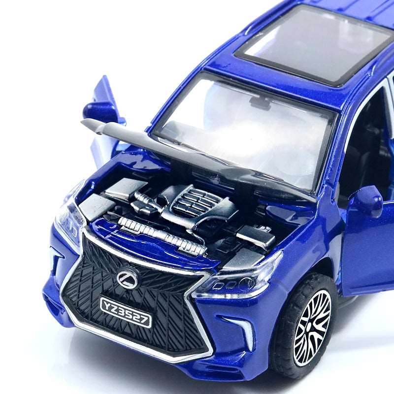 Diecast LX570 Toy Car 1/36 Scale – Openable Doors & Pull-Back Fun - ToylandEU