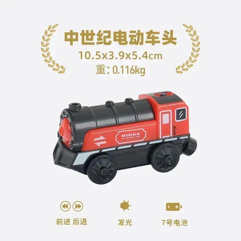  Diecast Locomotive Train Set Durable For Wooden Tracks -  ToylandEU™