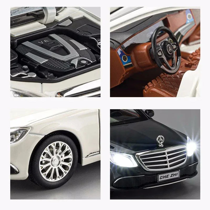 Diecast Mercedes E Class 1 24 Scale Model Car With Sound Light For Kids - ToylandEU