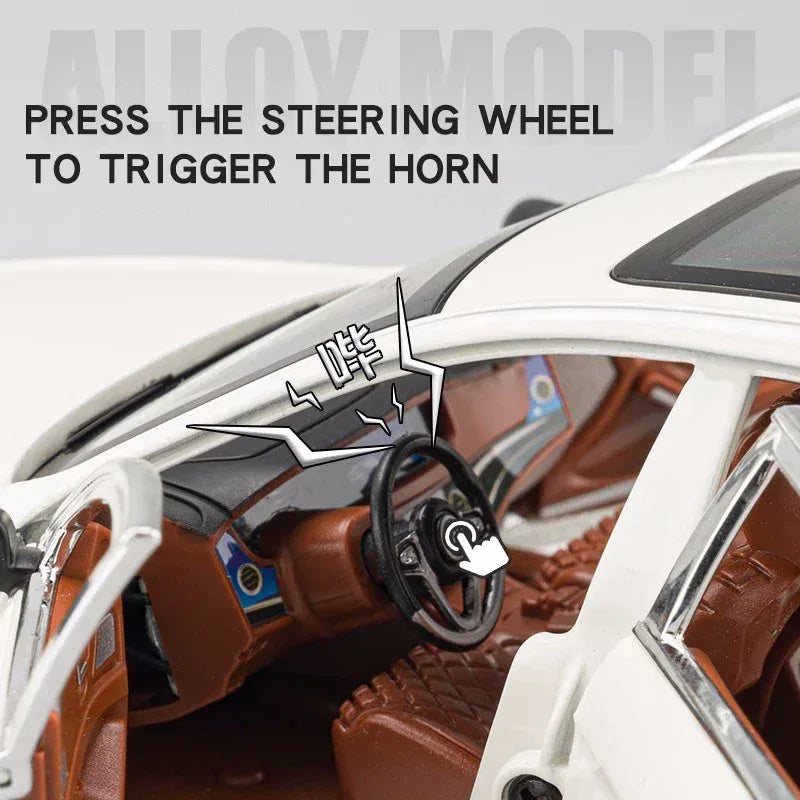 Diecast Mercedes E Class 1 24 Scale Model Car With Sound Light For Kids - ToylandEU